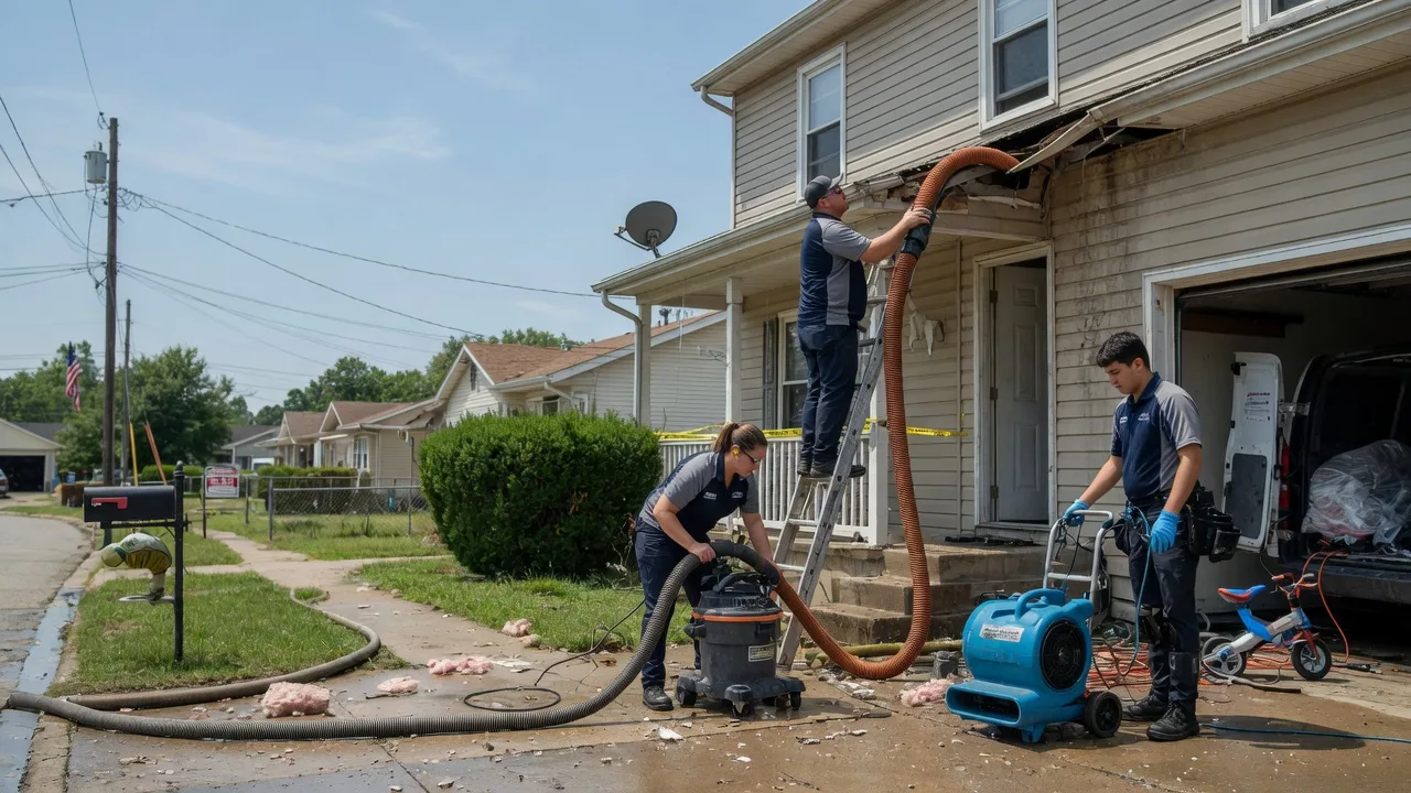 Water Damage Restoration in Burlington, KS near me